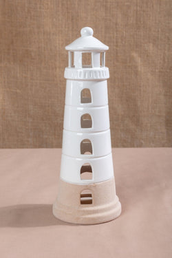 Carraig Donn Decorative Textured Ceramic Lighthouse