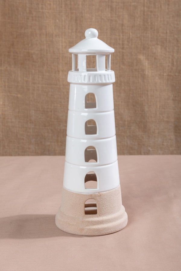 Carraig Donn Decorative Textured Ceramic Lighthouse