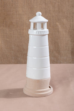 Carraig Donn Decorative Textured Ceramic Lighthouse