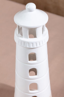 Carraig Donn Decorative Textured Ceramic Lighthouse