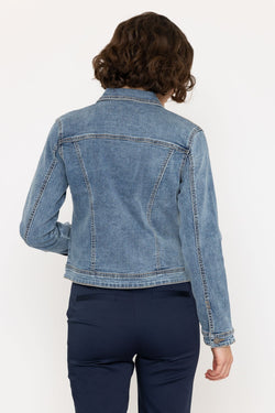 Carraig Donn Denim Jacket in Medium Blue