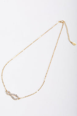 Carraig Donn Diamante Infinity Gold Necklace