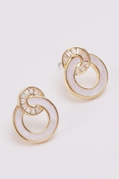 Carraig Donn Double Circle Stud Earrings