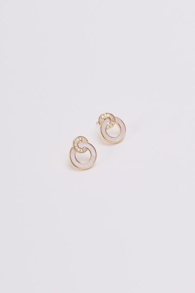 Carraig Donn Double Circle Stud Earrings