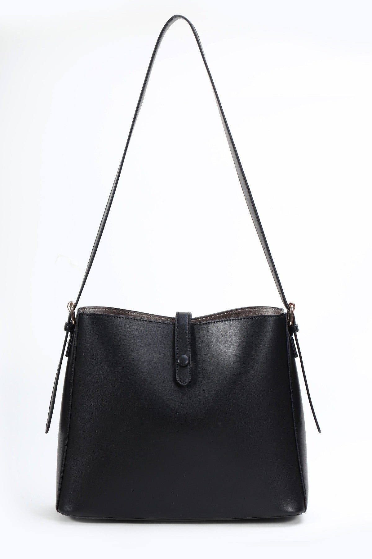 Double Sided Tote With Inner Bag in Black Ladies Handbags Carraig Donn