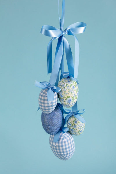 Carraig Donn Easter Egg Garland Blue