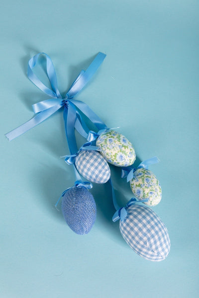 Carraig Donn Easter Egg Garland Blue