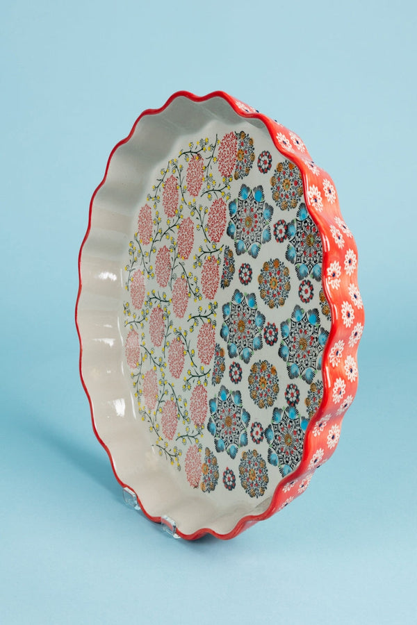 Carraig Donn Eclectic Ceramic Quiche Dish