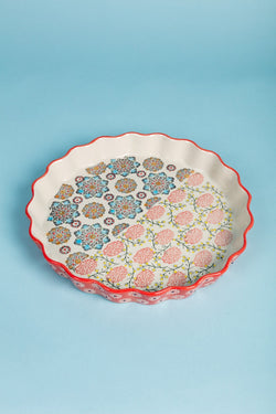 Carraig Donn Eclectic Ceramic Quiche Dish