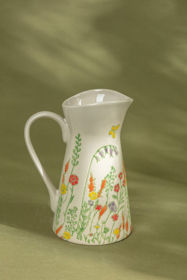 Carraig Donn Eclectic Multicolour Flower Jug