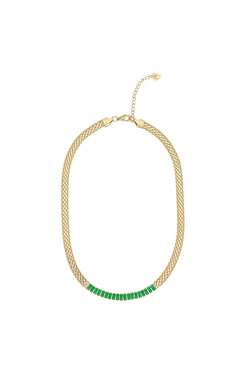 Carraig Donn Emerald Mesh Necklace