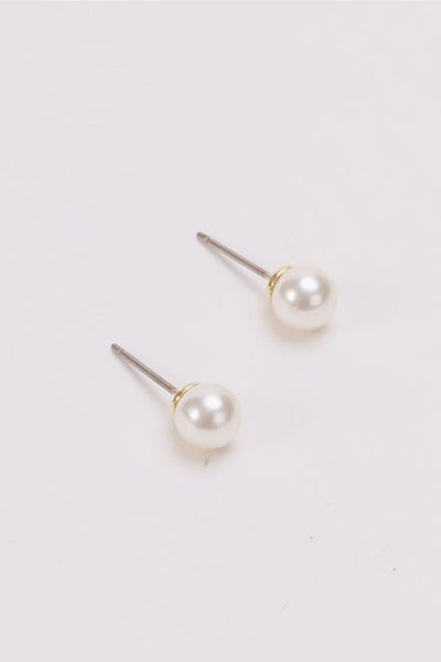 Carraig Donn Faux Pearl Stud Earrings