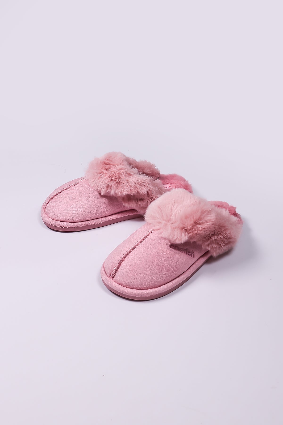 Faux suede best sale mule slippers