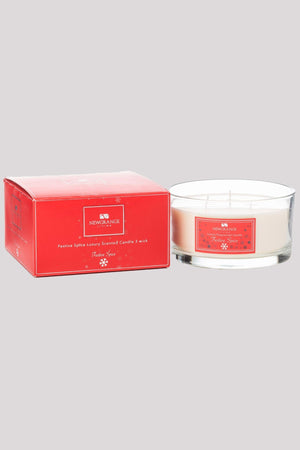 Festive Spice Luxury Candle 3 Wick