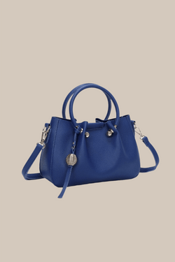 Carraig Donn Gathered Top Bag in Dark Blue