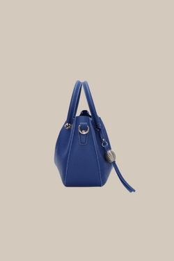 Carraig Donn Gathered Top Bag in Dark Blue