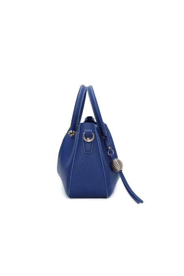 Carraig Donn Gathered Top Bag in Dark Blue