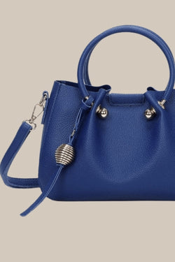 Carraig Donn Gathered Top Bag in Dark Blue