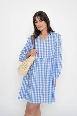 Carraig Donn Gingham Knee Length Dress