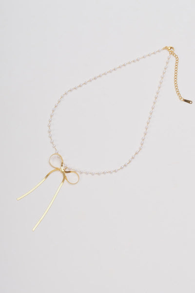 Carraig Donn Gold Bow Necklace