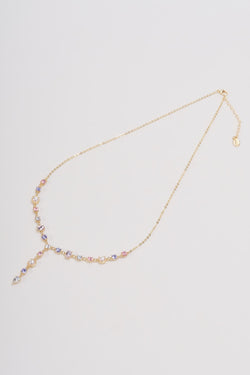 Carraig Donn Gold Necklace with Multicolour Stones