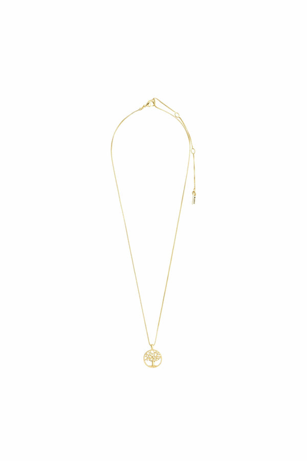 Carraig Donn Gold Plated Tree Of Life Pendant Necklace