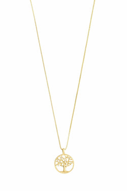 Carraig Donn Gold Plated Tree Of Life Pendant Necklace