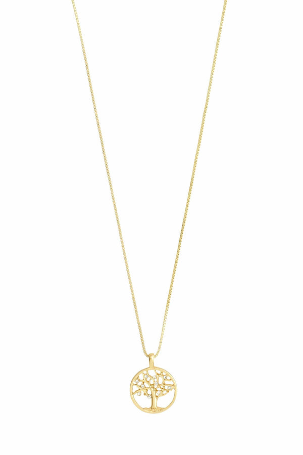 Carraig Donn Gold Plated Tree Of Life Pendant Necklace