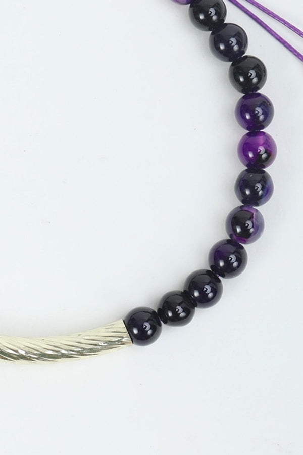 Carraig Donn Gold & Purple Stone Bracelet