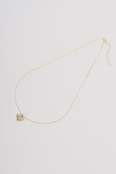 Carraig Donn Gold Square Knot Necklace