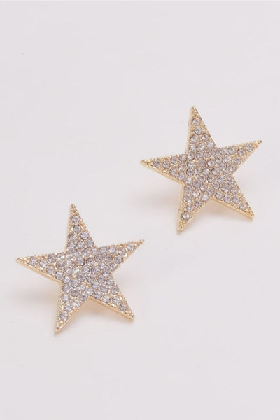 Carraig Donn Gold Star Stud Earrings