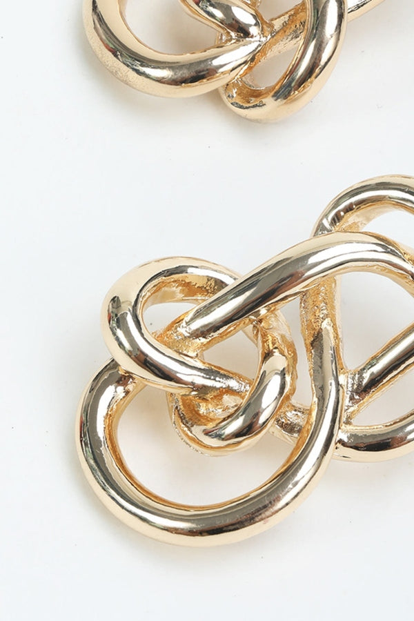 Carraig Donn Gold Twisted Earrings