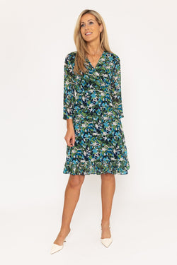 Carraig Donn Green Roisin Knee Length Dress