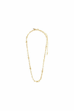 Carraig Donn Hallie Organic Shaped Crystal Gold Plated Necklace