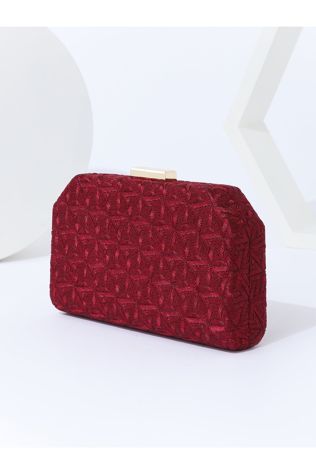 Burgundy clutch store