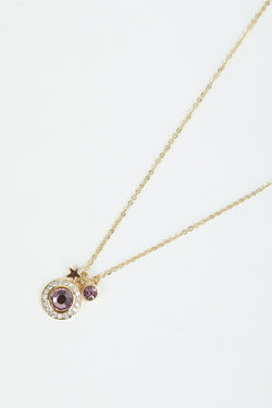 Carraig Donn June Birthstone Charm Necklace