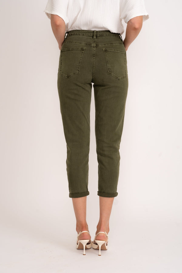 Carraig Donn Khaki High Waisted Mom Jeans