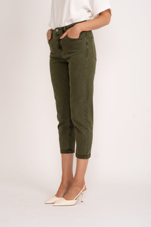 Carraig Donn Khaki High Waisted Mom Jeans