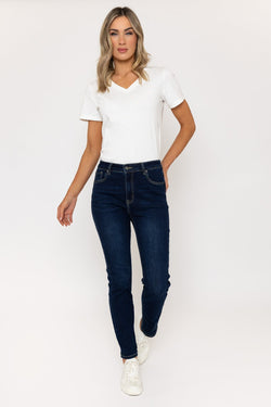 Carraig Donn Lana Straight Leg Jeans in Indigo