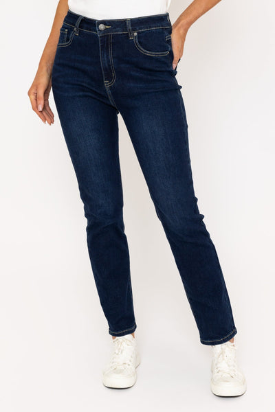 Carraig Donn Lana Straight Leg Jeans in Indigo