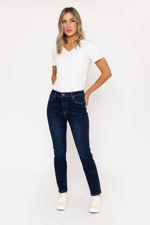 Lana Straight Leg Jeans in Indigo