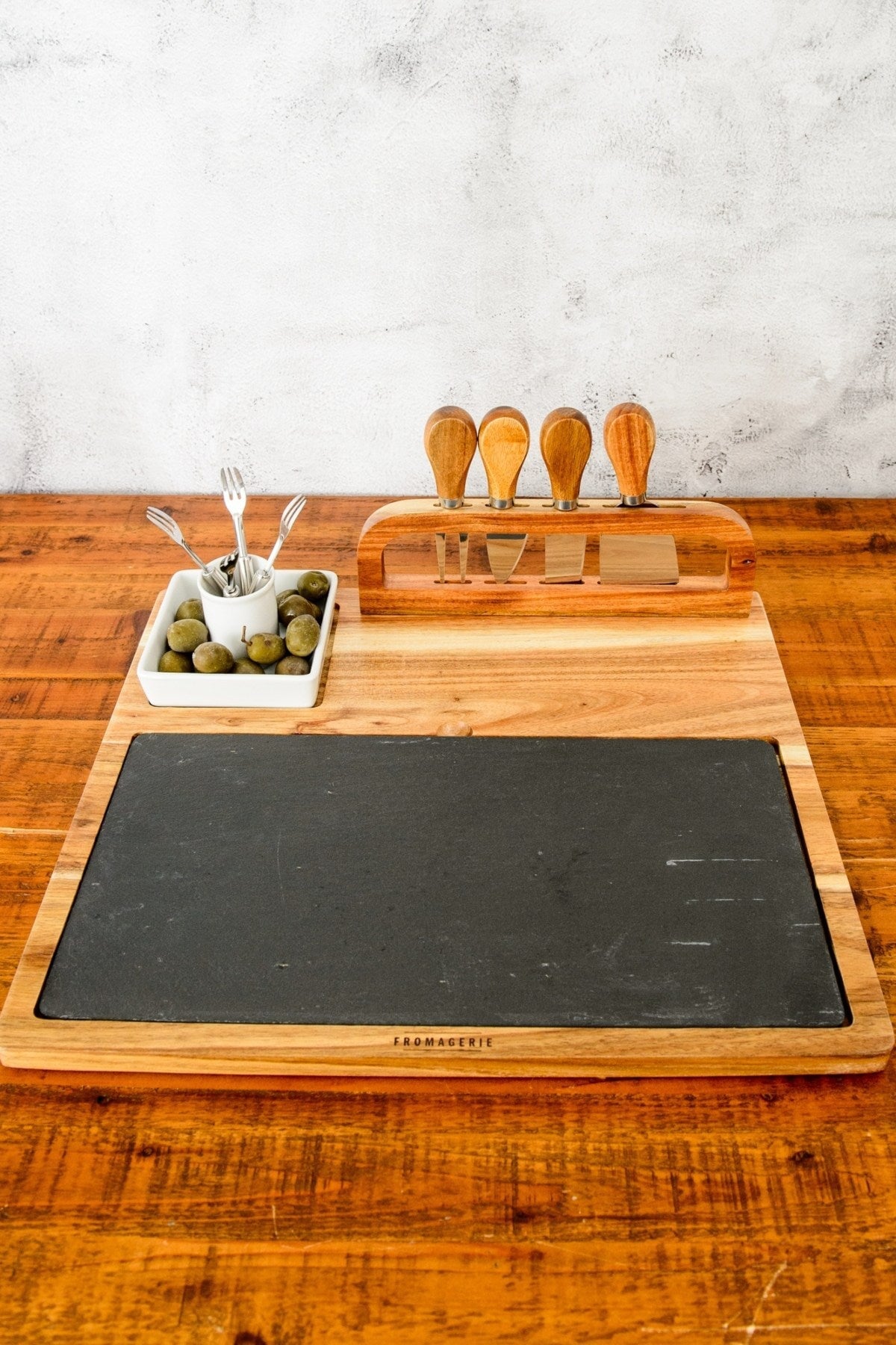 Wood and slate cheese board sales