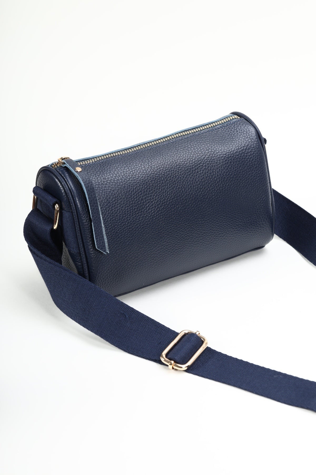 Navy leather crossbody sale