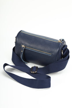 Carraig Donn Leather Crossbody in Navy