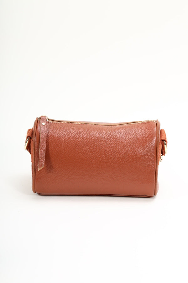 Carraig Donn Leather Crossbody in Tan Brown