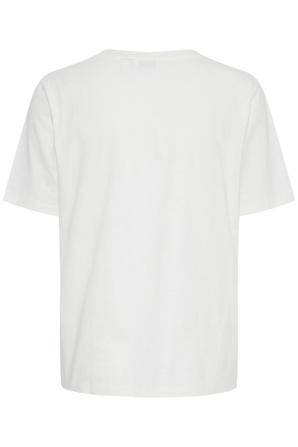 Carraig Donn Lemonade Printed White Cotton T-Shirt