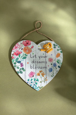 Let Your Dreams Blossom Wall Plaque