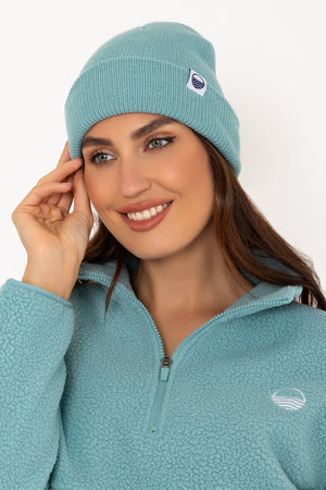 Light Blue Beanie Hat