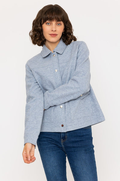 Carraig Donn Light Blue Felted Jacket