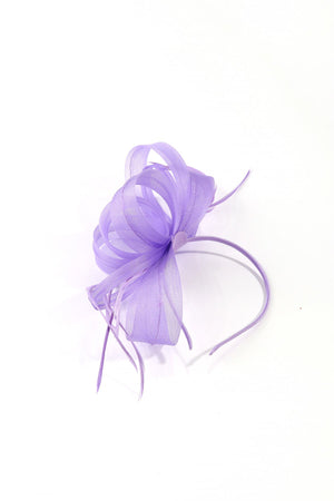 Lilac Ribbon Hairband Fascinator